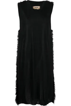 UMA WANG Ärmelloses Midikleid