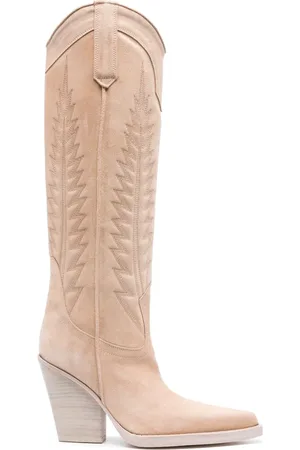 PARIS TEXAS Rosario Cowboystiefel aus Wildleder 100mm