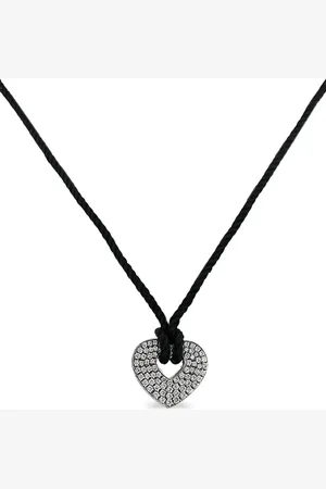 POIRAY 2000s Secret Weißgoldhalskette mit Diamant