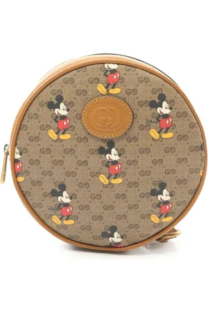 Gucci 2000-2015 Disney Micro GG Supreme Round Mickey Mouse Rucksack