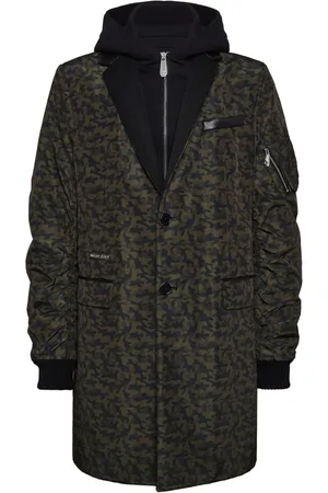 Philipp Plein Mantel im Layering-Look