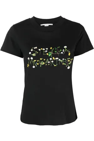 Stella McCartney T-Shirt mit Löwenzahn-Print