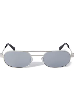 OFF-WHITE Vaiden Sonnenbrille mit ovalem Gestell