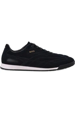 HUGO BOSS Sneakers mit Wildledereinsätzen