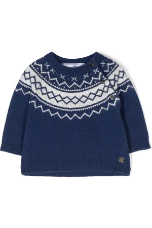 Tartine Et Chocolat Gestrickter Intarsien-Pullover
