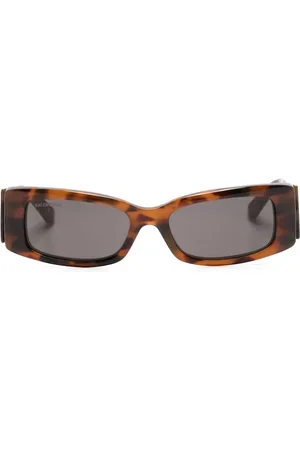 Balenciaga Sonnenbrille mit eckigem Gestell