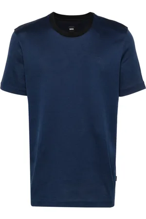 HUGO BOSS T-Shirt mit Kontrastkragen