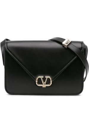 VALENTINO GARAVANI 2021-2024 kleine Leather Letter Umhängetasche