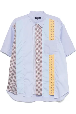 Comme des Garçons Hemd im Patchwork-Design