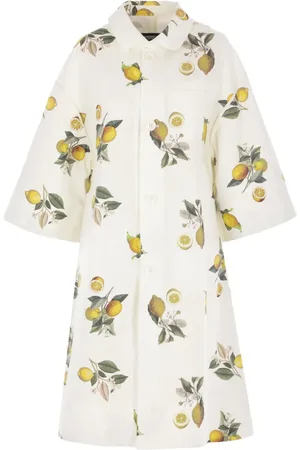 UNDERCOVER Mantel mit Zitronen-Print