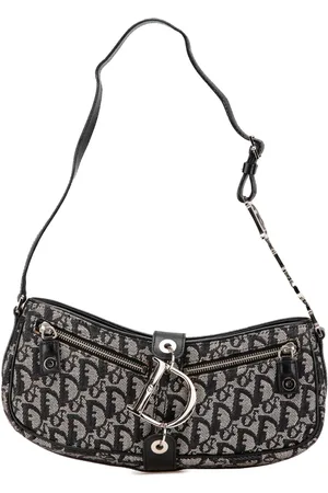 Dior 2004 kleine Diorissimo Trotter Canvas D Charm Pochette Schultertasche