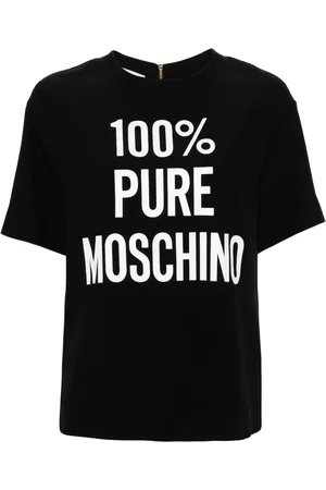 Moschino T-Shirt mit Slogan-Print