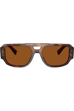 Dolce & Gabbana Sonnenbrille mit Logo-Schild