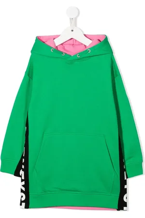 Stella McCartney Kapuzenkleid in Colour-Block-Optik