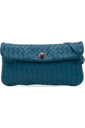 Bottega Veneta 2010 mini Intrecciato Turn Lock Umhängetasche aus Nappaleder