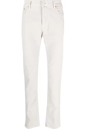 Jacob Cohen Halbhohe Straight-Leg-Hose