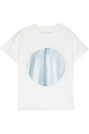 Stella McCartney T-Shirt mit Logo in Kreisform
