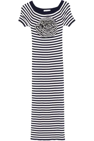 Sonia by Sonia Rykiel Gestreiftes Kleid mit Blumen