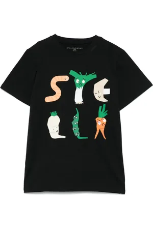 Stella McCartney T-Shirt mit Logo-Print