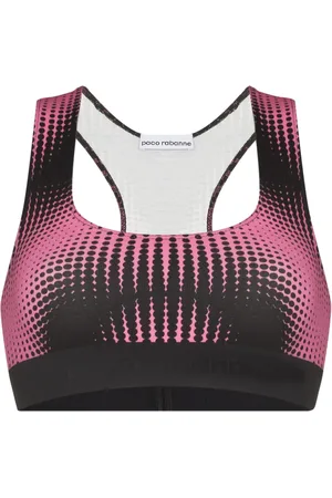 Paco rabanne Sport-BH mit geometrischem Print
