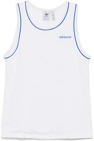 adidas Trägershirt mit Logo-Stickerei