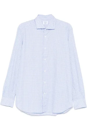 MAZZARELLI Hemd mit Vichy-Karo