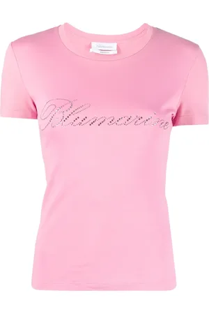 BLUMARINE T-Shirt mit Logo-Verzierung