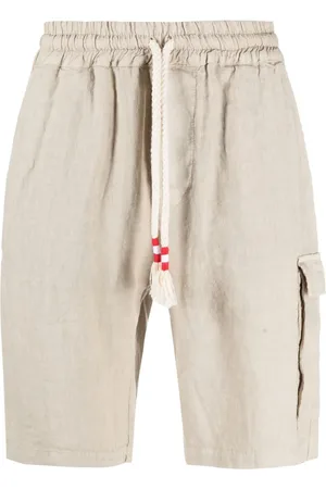 MC2 SAINT BARTH Leinenshorts mit Kordelzug
