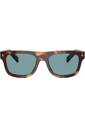 Prada Sonnenbrille mit Metall-Schild