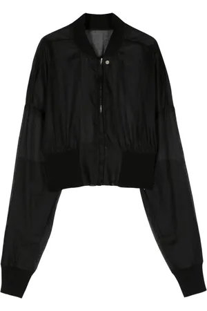 Rick Owens Semi-transparente Flight Bomberjacke