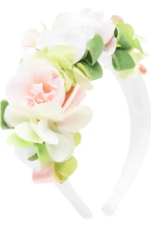 COLORICHIARI Haarreif mit Blumenapplikation