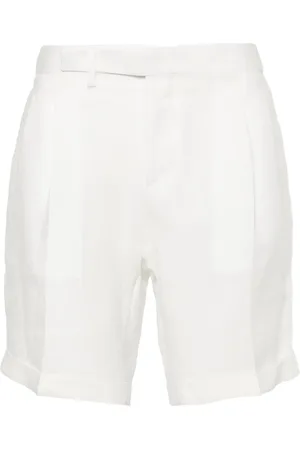 BRIGLIA Klassische Leinenshorts