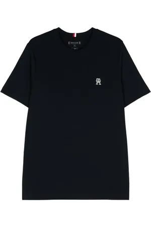 Tommy Hilfiger T-Shirt mit aufgesticktem Monogramm