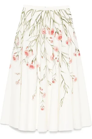 Giambattista Valli Maxirock mit Blumenmuster