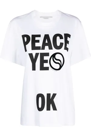 Stella McCartney T-Shirt mit Slogan-Print