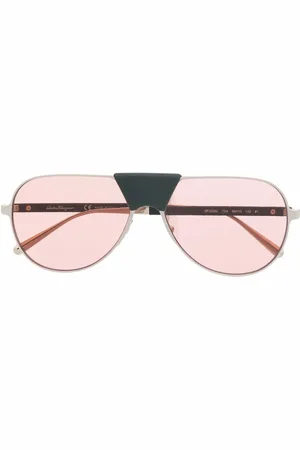 Salvatore Ferragamo Getönte Pilotenbrille