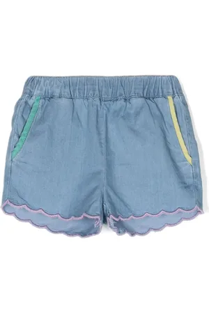 Stella McCartney Shorts mit Wellensaum