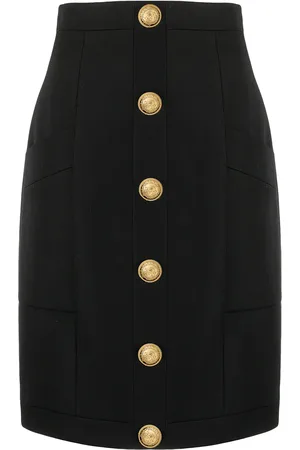 Balmain Rock mit Zierknöpfen