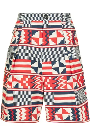 Ports V Shorts mit geometrischem Print