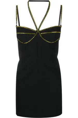 The Attico Minikleid mit Kristallen