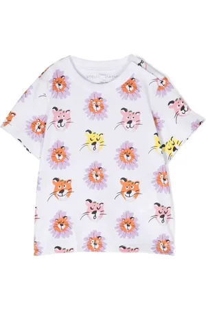 Stella McCartney T-Shirt mit Tiere-Print