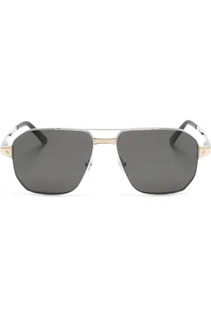 Cartier Getönte Pilotenbrille