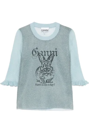 Ganni Oberteil mit Hasendetail