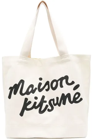 Maison Kitsuné Handtasche mit Logo-Print