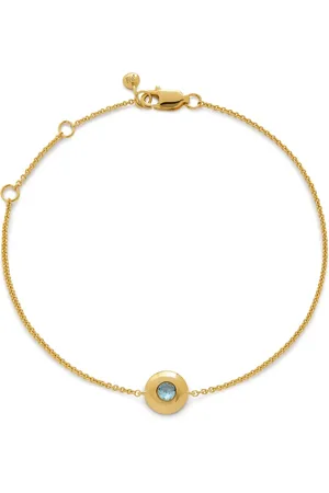 Monica Vinader March Birthstone Armband aus 18kt Gelbgold-Vermeil