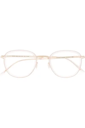 MYKITA Eckige Brille mit Glanzoptik