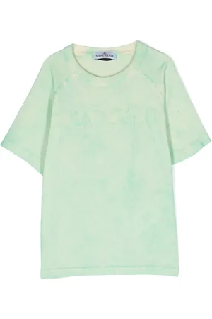 Stone Island T-Shirt mit Logo-Stickerei