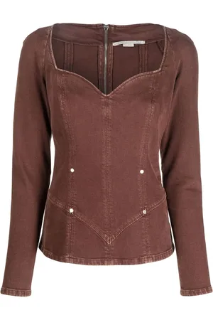 Stella McCartney Oberteil mit Herzausschnitt
