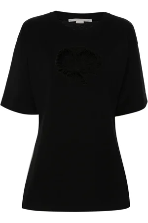 Stella McCartney T-Shirt mit Cut-Outs