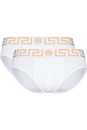 VERSACE Slip-Set mit Greca-Bund